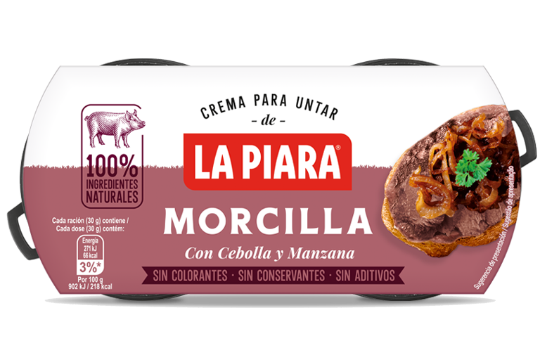Creamy BLACK PUDDING Paste with ONION and APPLE