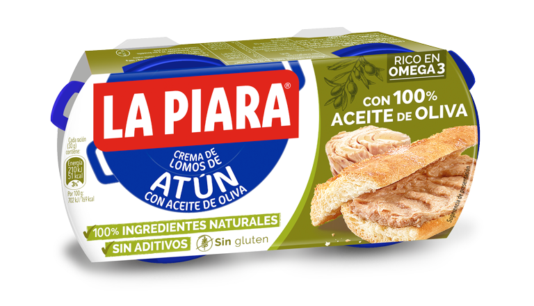 Crema de Lomos de ATÚN CON ACEITE DE OLIVA