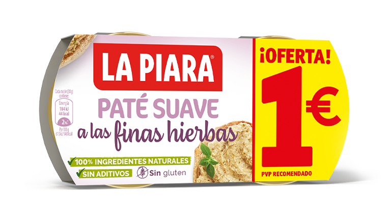 Paté SUAVE a las FINAS HIERBAS