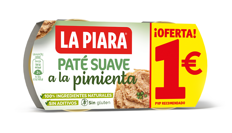 Paté SUAVE a la PIMIENTA